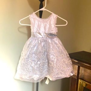 Silver Sets Your Heart Aglow dress for little girls!
